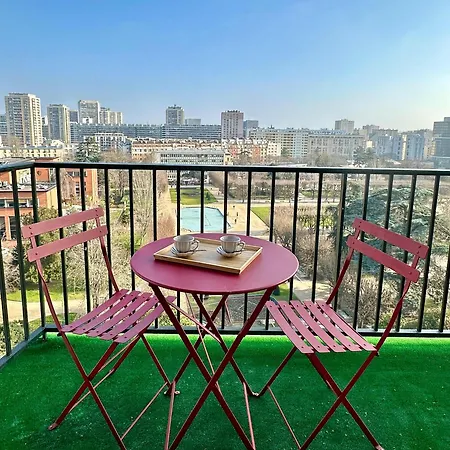Premium Flat Balcony & Lift For 5 * Parigi